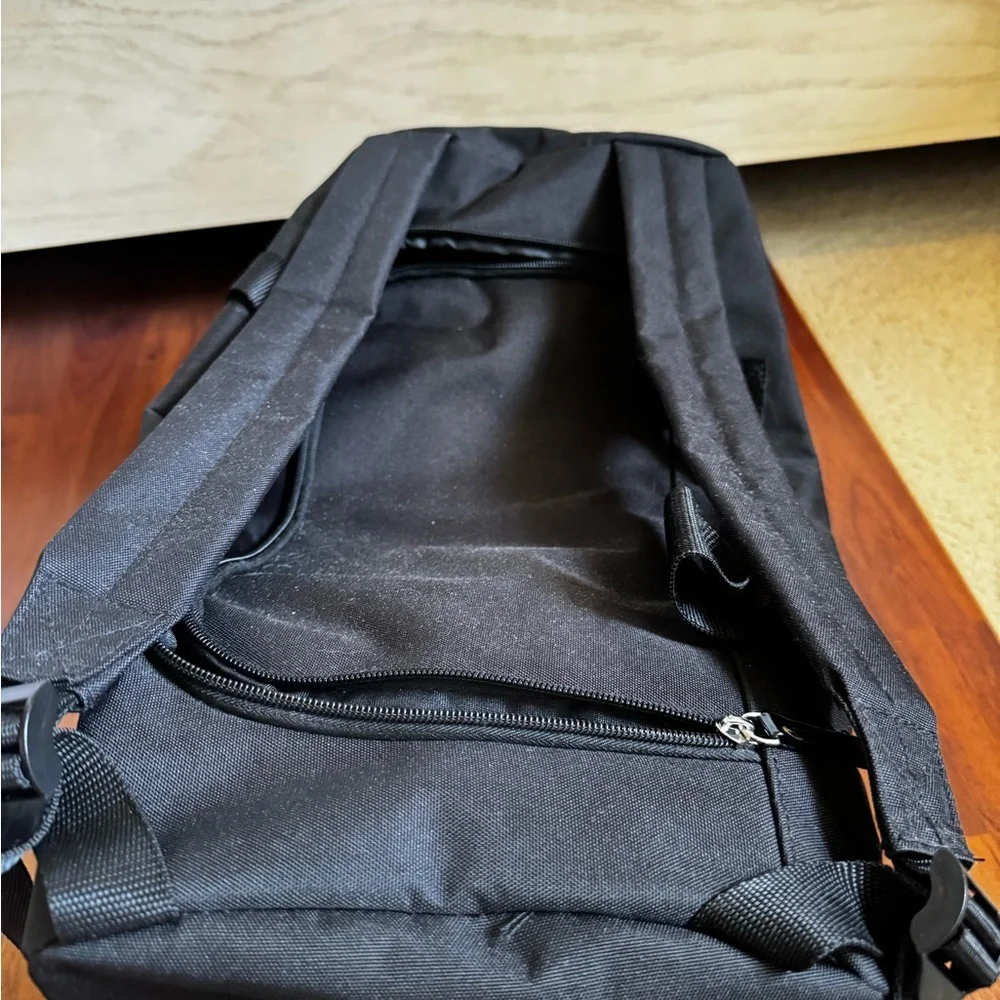 Paco Rabanne Parfums Backpack Travel Carryall Bag Black